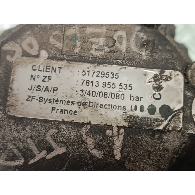 Recambio de bomba servodireccion para fiat doblo (119) 1.3 16v jtd active multijet referencia OEM IAM 7613955535 51729535  Recambio de bomba servodireccion para fiat doblo (119) 1.3 16v jtd active multijet referencia OEM IAM 7613955535 51729535