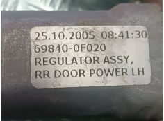 Recambio de elevalunas trasero izquierdo para toyota corolla verso (r1) 1.8 luna referencia OEM IAM 997249101 698400F020 ELECTRI 2