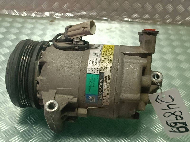 Recambio de compresor aire acondicionado para opel astra h berlina cosmo referencia OEM IAM 13124750 383601234 DELPHI