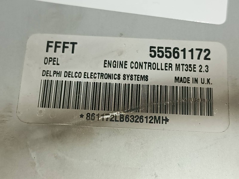 Recambio de centralita motor uce para opel astra h berlina cosmo referencia OEM IAM 55561172 FFFT DELPHI