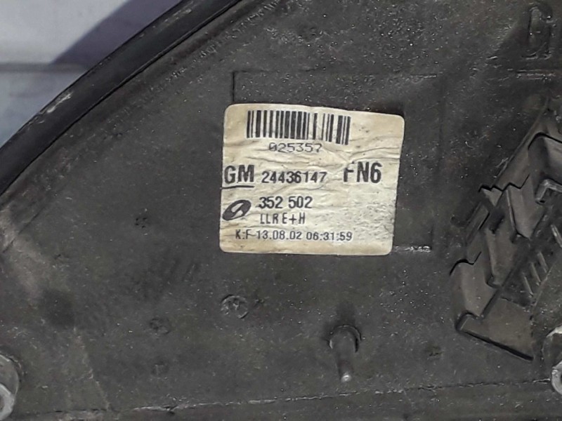Recambio de retrovisor derecho para opel vectra c berlina club referencia OEM IAM 24436147  ELECTRICO