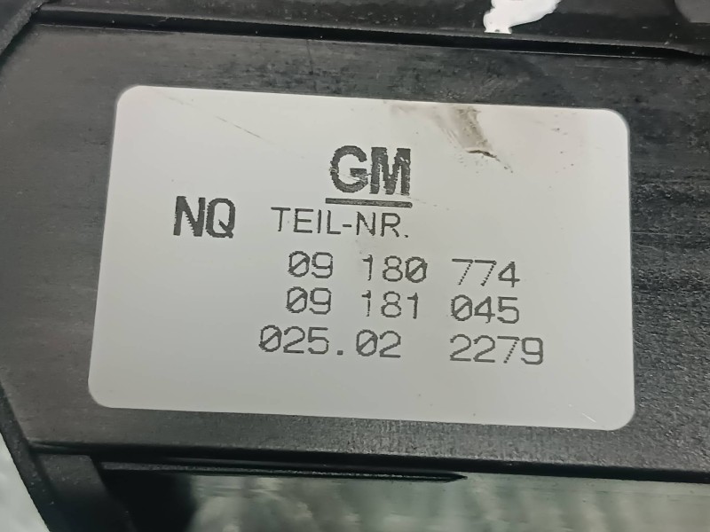 Recambio de mando luces para opel astra g berlina club referencia OEM IAM 09180774 09181045 025022279