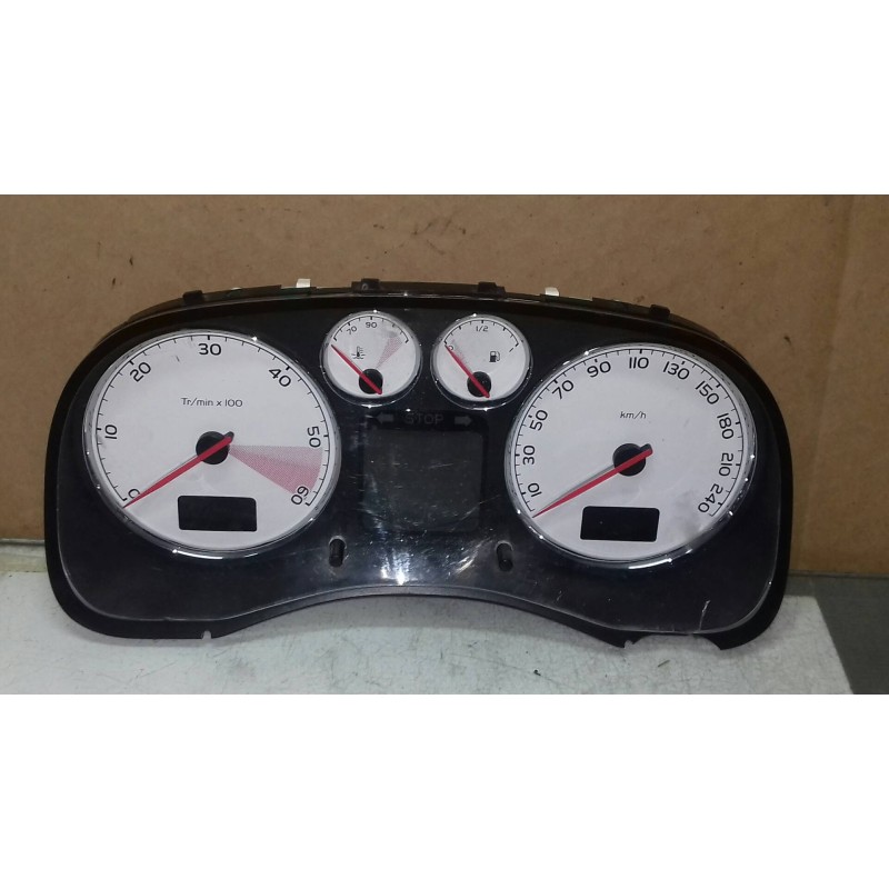 Recambio de cuadro instrumentos para peugeot 307 berlina (s2) xs referencia OEM IAM 9661323180 216518703 SAGEM