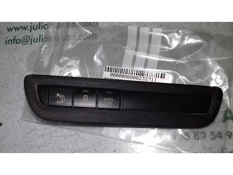 Recambio de interruptor para peugeot 208 allure referencia OEM IAM 9677059077 VALEO CONTROL TRACCION
