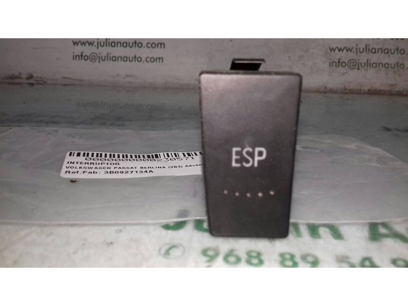 Recambio de interruptor para volkswagen passat berlina (3b3) advance referencia OEM IAM 3B0927134A  MANDO ESP