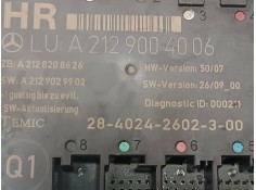 Recambio de centralita cierre para mercedes-benz clase c (w204) berlina c 220 cdi (204.008) referencia OEM IAM A2129004006 A2128 2