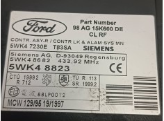 Recambio de modulo confort para ford focus berlina (cak) ambiente referencia OEM IAM 98AG15K600DE 5WK48823 SIEMENS 2
