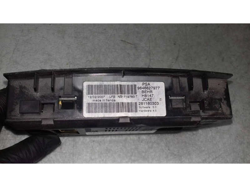 Recambio de mando climatizador para peugeot 307 berlina (s2) xs referencia OEM IAM 9646627977 281160303 