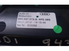 Recambio de pantalla multifuncion para audi a1 (8x) attraction referencia OEM IAM 8X0857273B   2