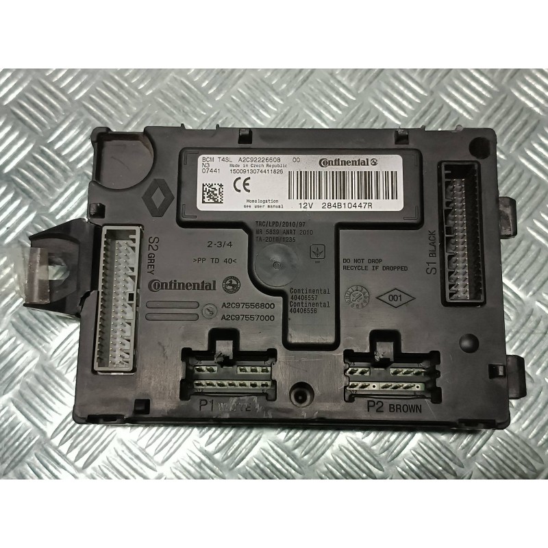 Recambio de modulo electronico para dacia duster ambiance 4x2 referencia OEM IAM A2C92226608 2844B10447R CONTINENTAL