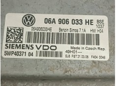 Recambio de centralita motor uce para seat altea (5p1) arena referencia OEM IAM 06A906033HE 5WP4037104 SIEMENS VDO 2
