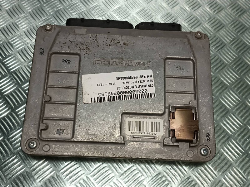 Recambio de centralita motor uce para seat altea (5p1) arena referencia OEM IAM 06A906033HE 5WP4037104 SIEMENS VDO