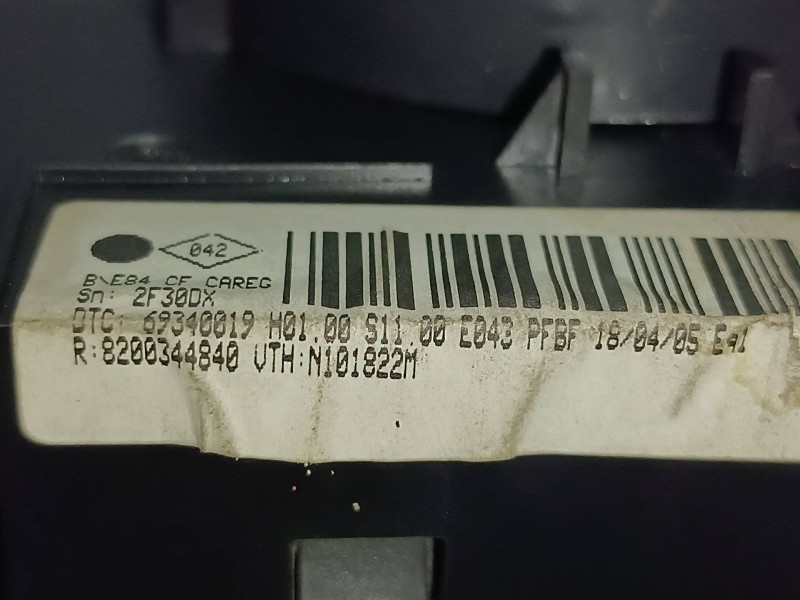 Recambio de mando climatizador para renault megane ii berlina 5p authentique referencia OEM IAM 8200344840  VALEO