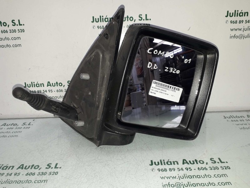 Recambio de retrovisor derecho para opel combo (corsa c) familiar referencia OEM IAM   MANUAL