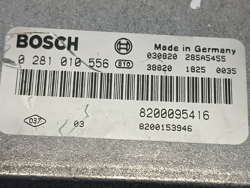 Recambio de centralita motor uce para renault laguna ii (bg0) authentique referencia OEM IAM 8200095416 8200153946 0281010556