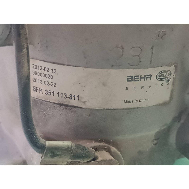 Recambio de compresor aire acondicionado para ford focus berlina (cak) trend referencia OEM IAM 8FK351113811  BEHR HELLA