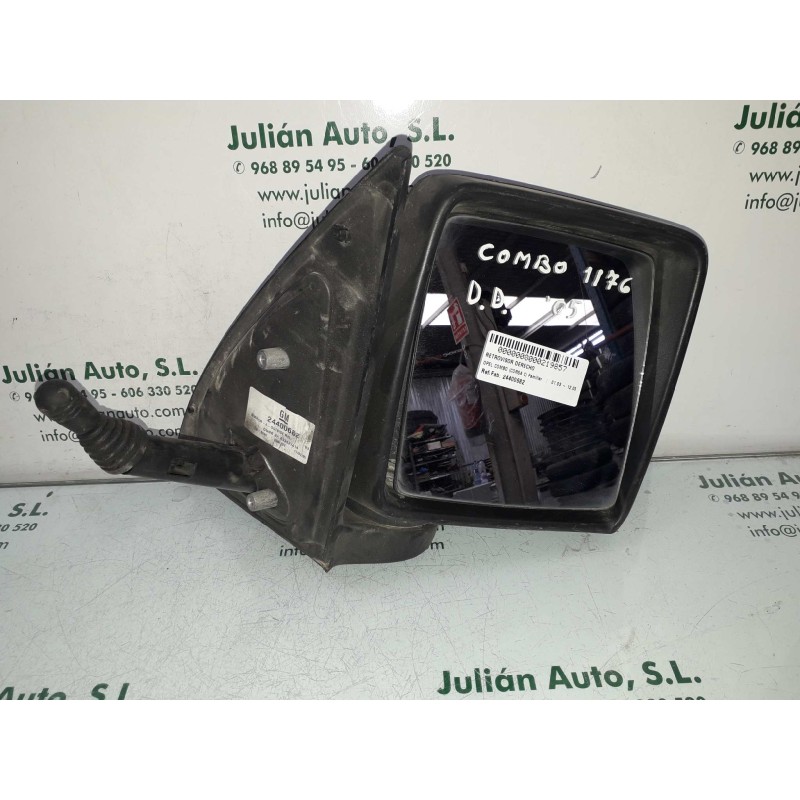 Recambio de retrovisor derecho para opel combo (corsa c) familiar referencia OEM IAM 24400682  MANUAL