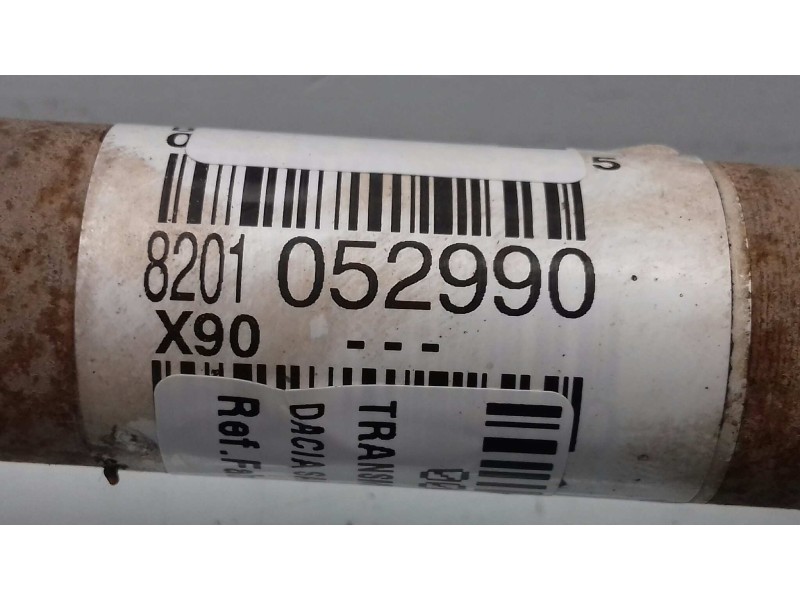 Recambio de transmision delantera izquierda para dacia sandero stepway referencia OEM IAM 8201052990  