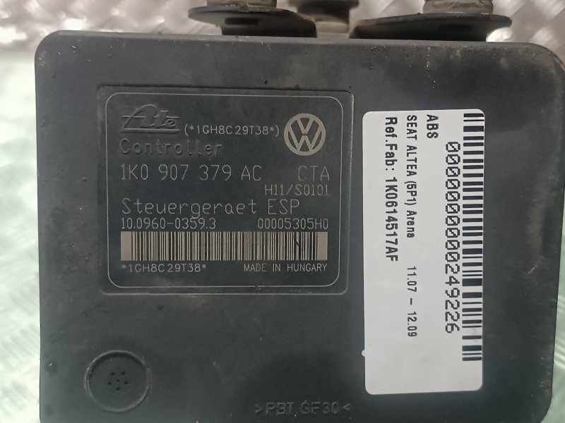 Recambio de abs para seat altea (5p1) arena referencia OEM IAM 1K0614517AF 1K0907379AC 10020602414