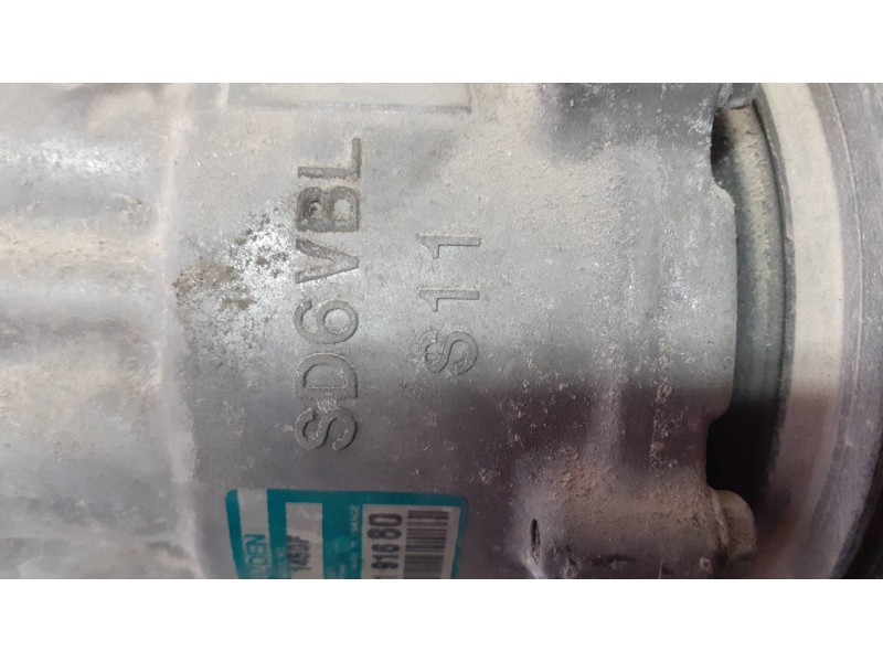 Recambio de compresor aire acondicionado para peugeot 1007 urban referencia OEM IAM 9655191680 SD6V12 SANDEN