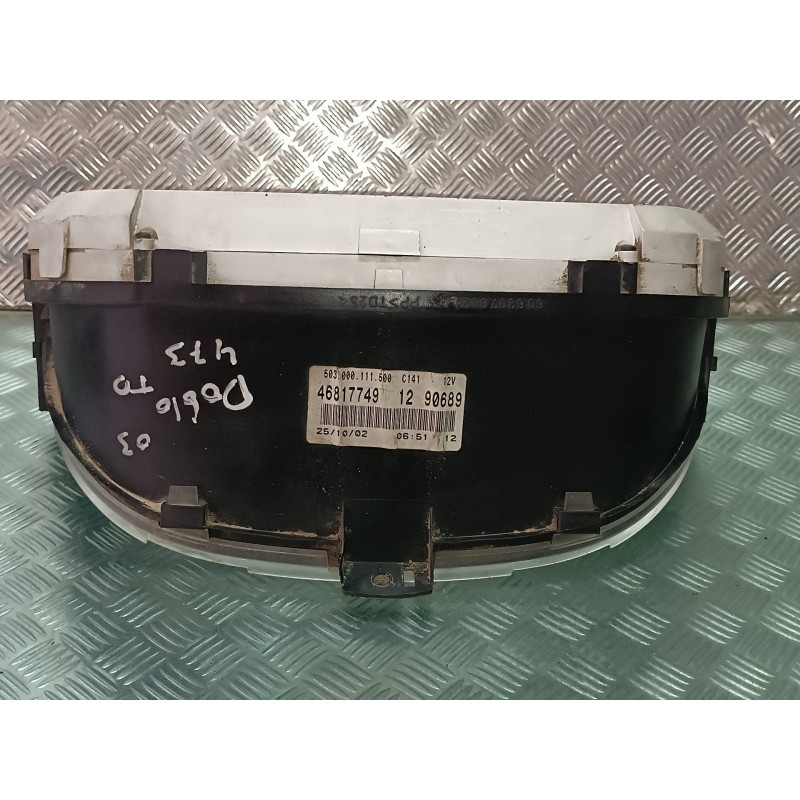 Recambio de cuadro instrumentos para fiat doblo cargo (223) 1.9 d furg. referencia OEM IAM 46817749 606307002L 503000111500