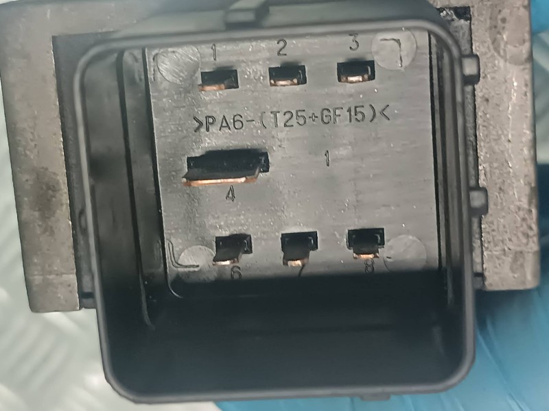 Recambio de caja precalentamiento para citroen xsara picasso referencia OEM IAM 9640469680 CONECTOR 7 PINES NAGARES