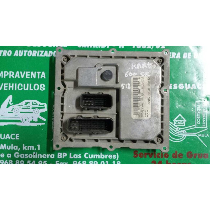 Recambio de centralita motor uce para smart coupe pulse referencia OEM IAM 0003107V007 0261205005 BOSCH