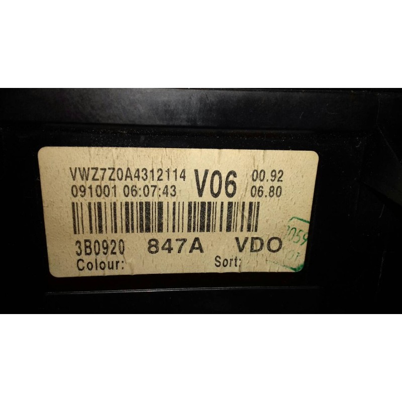 Recambio de centralita motor uce para volkswagen passat berlina (3b3) advance referencia OEM IAM 0281010665 110080199 KIT - BOSC