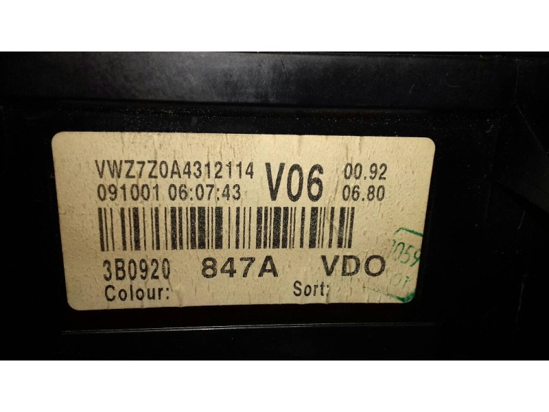 Recambio de centralita motor uce para volkswagen passat berlina (3b3) advance referencia OEM IAM 0281010665 110080199 KIT - BOSC