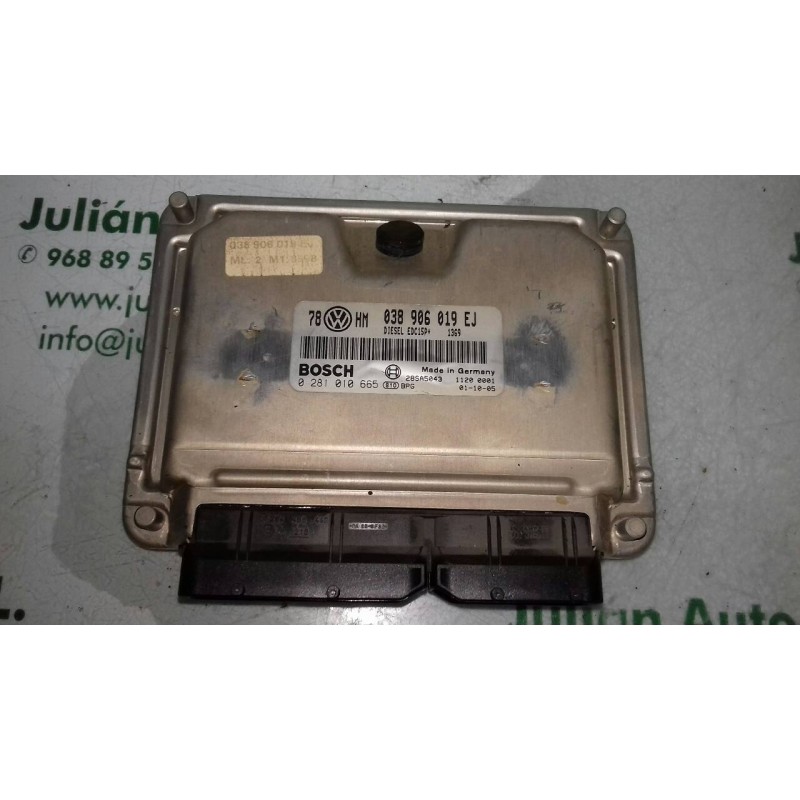 Recambio de centralita motor uce para volkswagen passat berlina (3b3) advance referencia OEM IAM 0281010665 110080199 KIT - BOSC