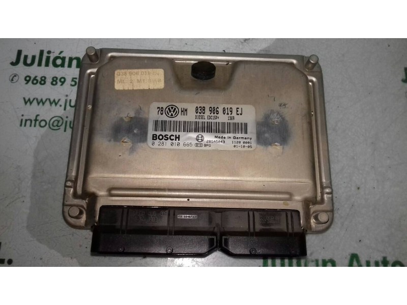 Recambio de centralita motor uce para volkswagen passat berlina (3b3) advance referencia OEM IAM 0281010665 110080199 KIT - BOSC