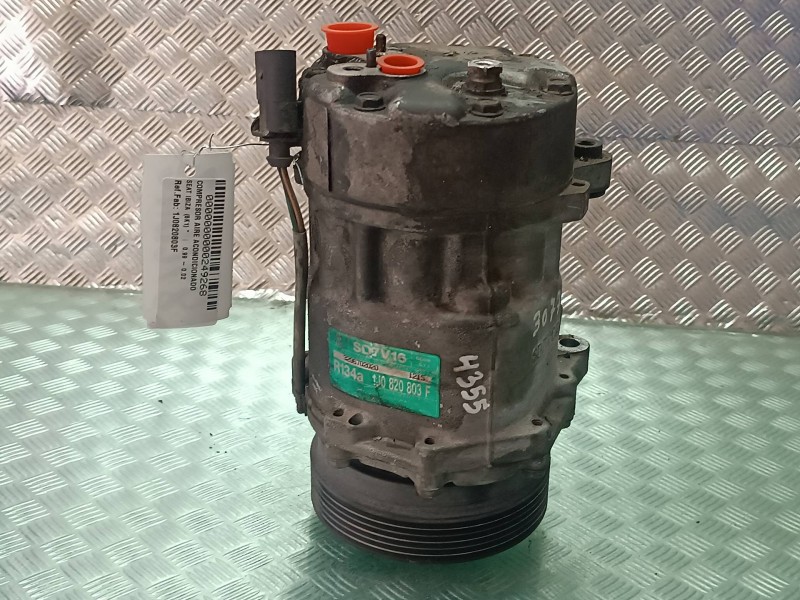 Recambio de compresor aire acondicionado para seat ibiza (6k1) referencia OEM IAM 1J0820803F SD7V16 R134A