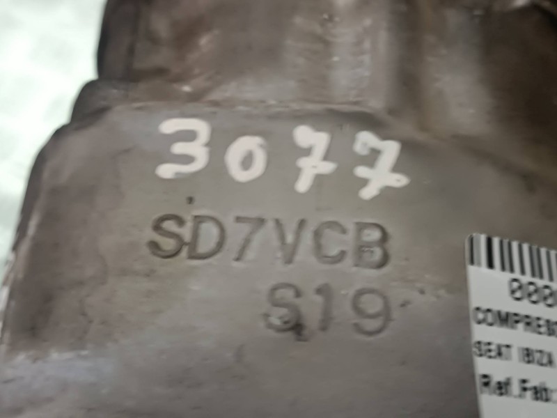 Recambio de compresor aire acondicionado para seat ibiza (6k1) referencia OEM IAM 1J0820803F SD7V16 R134A