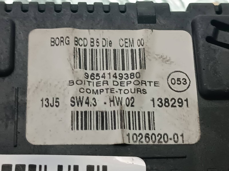 Recambio de pantalla multifuncion para citroen c4 berlina collection referencia OEM IAM 9654149380 102602001 