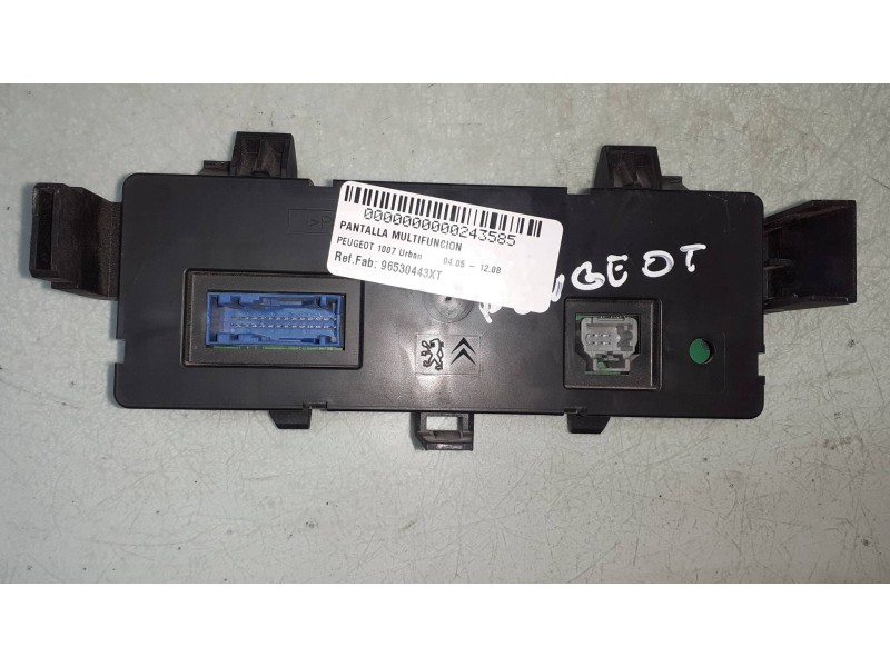 Recambio de mando climatizador para peugeot 1007 urban referencia OEM IAM 96530443XT  69210002