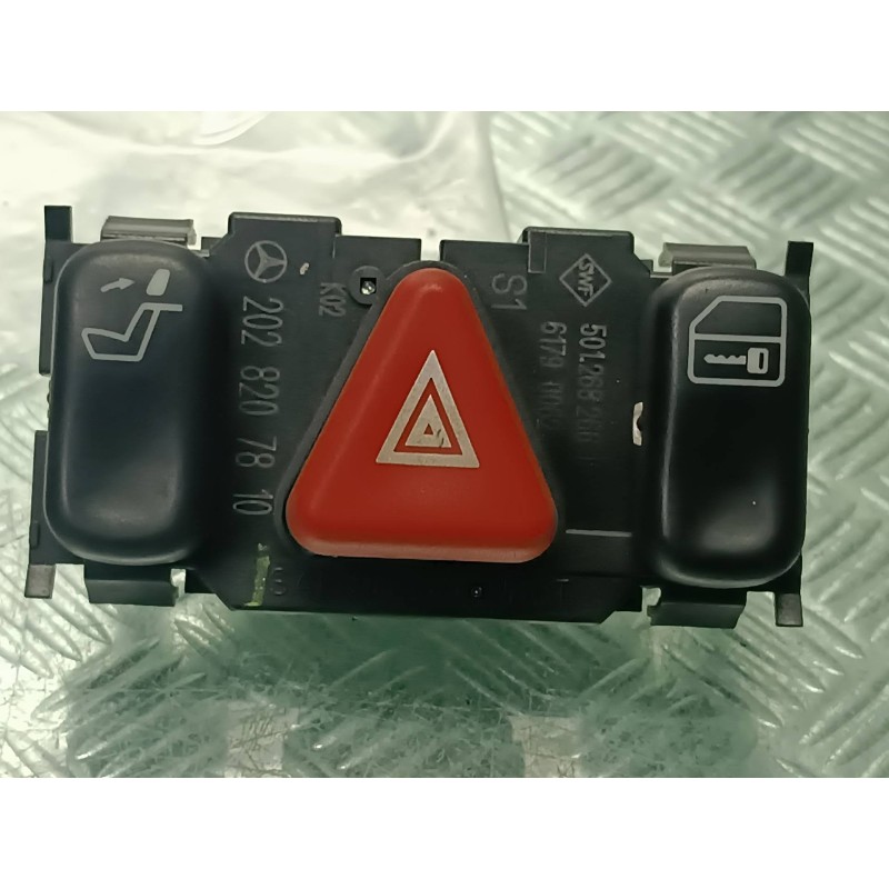 Recambio de warning para mercedes-benz clase c (w202) berlina 180 (202.018) referencia OEM IAM 2028207810 501268266 61790062