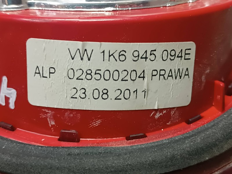 Recambio de piloto trasero derecho interior para volkswagen golf v berlina (1k1) highline referencia OEM IAM 1K6945094E 02850020