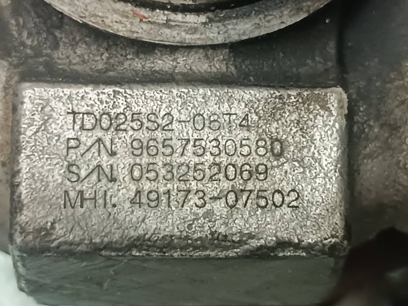 Recambio de turbocompresor para citroen c4 berlina collection referencia OEM IAM 9657530580 17313703 053252069