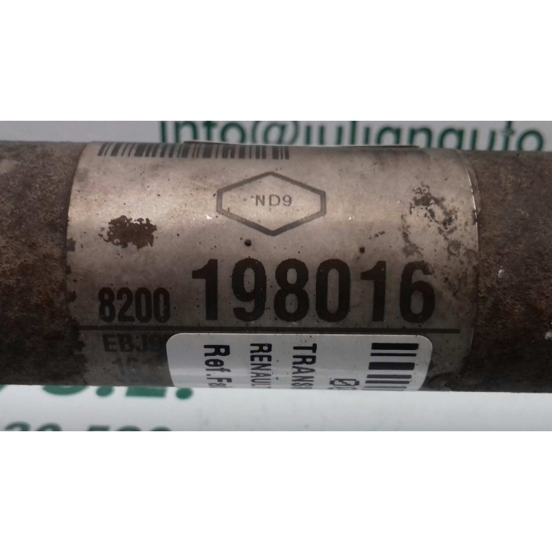 Recambio de transmision delantera izquierda para renault megane ii classic berlina confort authentique referencia OEM IAM 820019