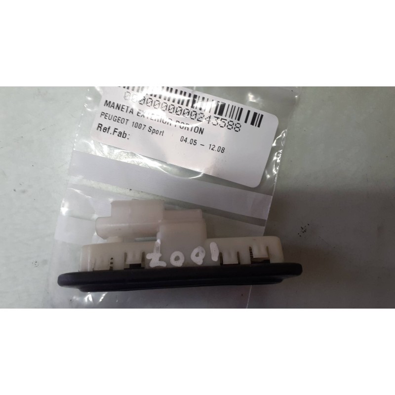 Recambio de maneta exterior porton para peugeot 1007 sport referencia OEM IAM   CONECTOR 2 PINES