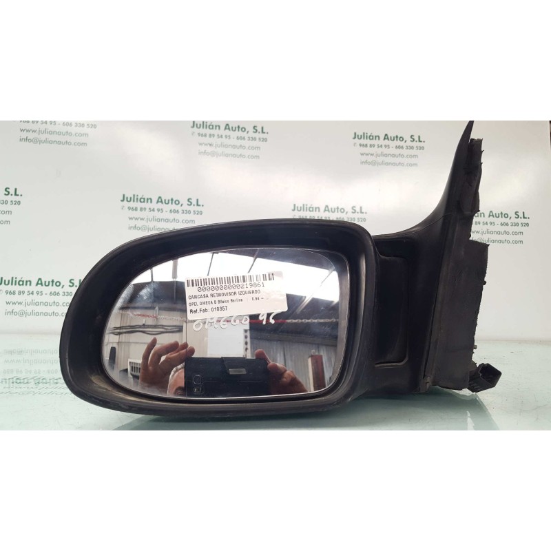 Recambio de retrovisor izquierdo para opel omega b básico berlina referencia OEM IAM 010357  ELECTRICO