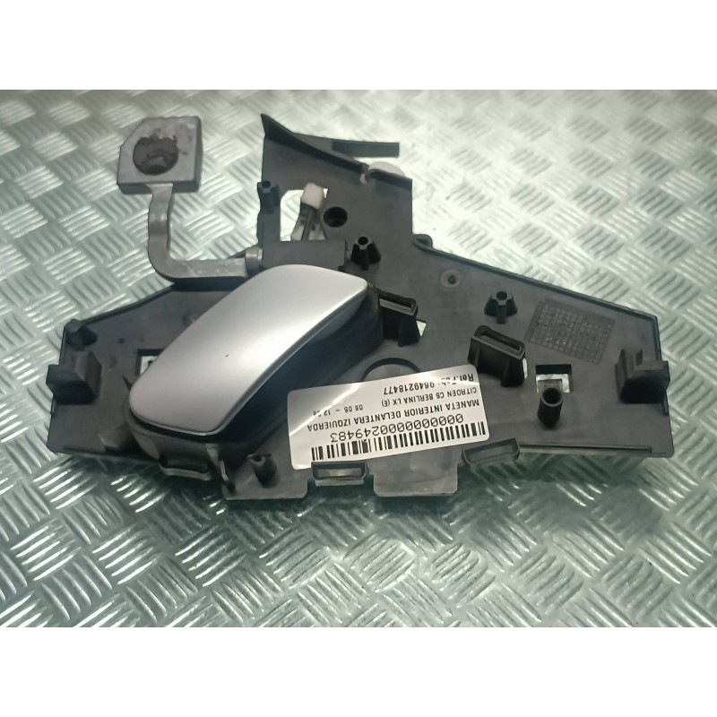 Recambio de maneta interior delantera izquierda para citroen c5 berlina lx (e) referencia OEM IAM 9649218477 80952 