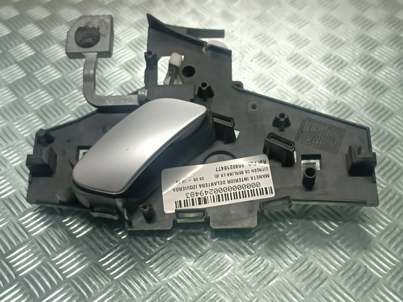 Recambio de maneta interior delantera izquierda para citroen c5 berlina lx (e) referencia OEM IAM 9649218477 80952 