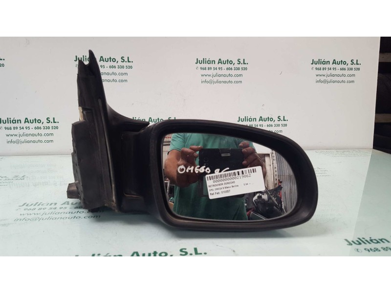 Recambio de retrovisor derecho para opel omega b básico berlina referencia OEM IAM 010357  ELECTRICO