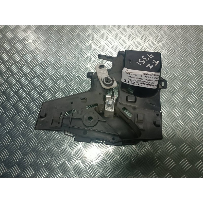 Recambio de maneta interior trasera izquierda para citroen c5 berlina lx (e) referencia OEM IAM 9649218977 80954 