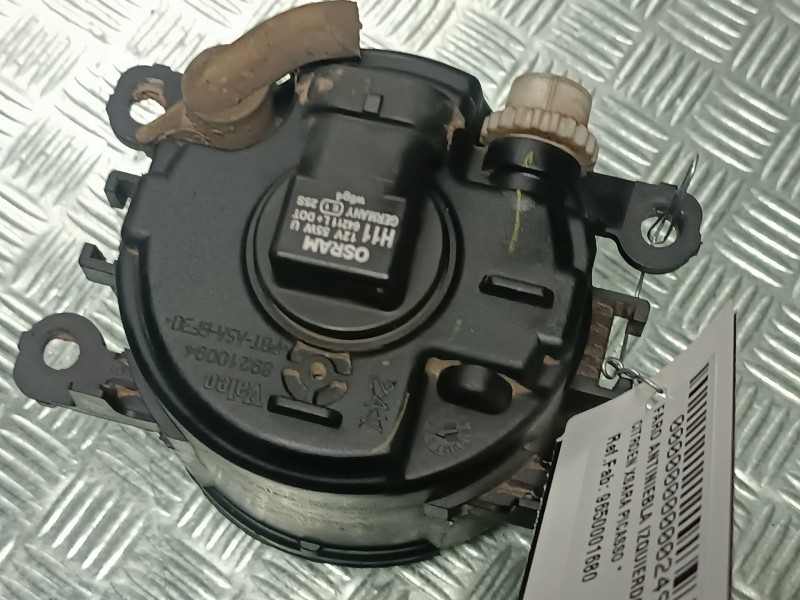 Recambio de faro antiniebla izquierdo para citroen xsara picasso referencia OEM IAM 9650001680 89204711 CONECTOR 2 PINES