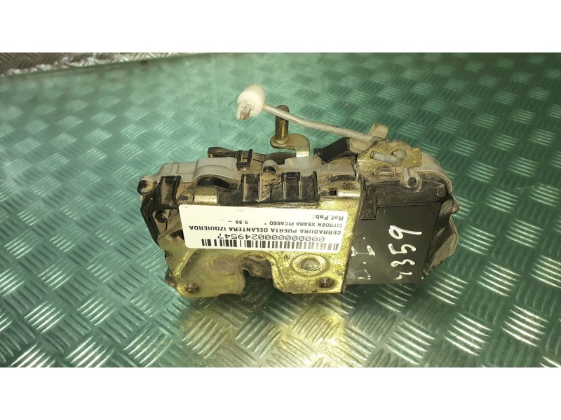 Recambio de cerradura puerta delantera izquierda para citroen xsara picasso referencia OEM IAM  CONECTOR 6 PINES ELECTRICA