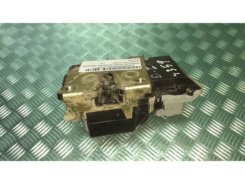 Recambio de cerradura puerta delantera izquierda para citroen xsara picasso referencia OEM IAM  CONECTOR 6 PINES ELECTRICA