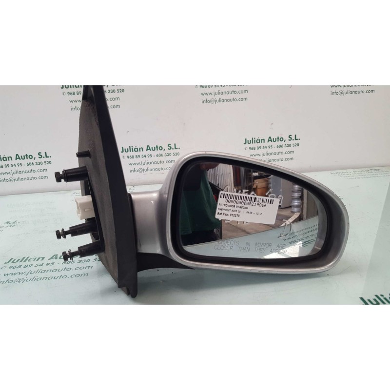 Recambio de retrovisor derecho para chevrolet aveo ls referencia OEM IAM 012279  ELECTRICO