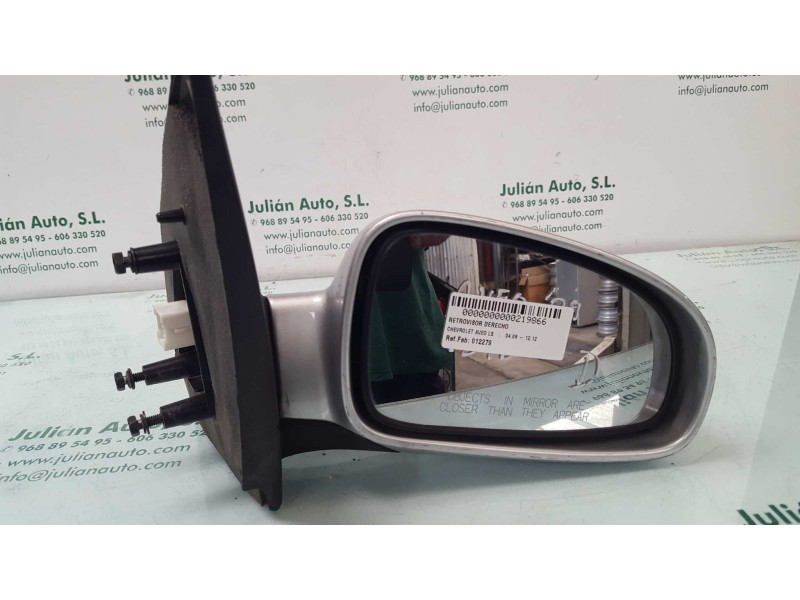 Recambio de retrovisor derecho para chevrolet aveo ls referencia OEM IAM 012279  ELECTRICO